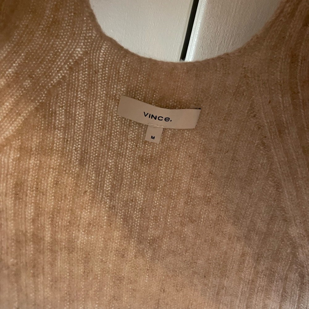 VINCE CASHMERE BACKLESS SWEATER - Picture 5 of 7